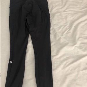 Lululemon Black fast and free 7/8 tights in size 8